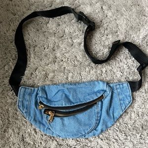 Blue Denim Fanny Pack - NWOT
